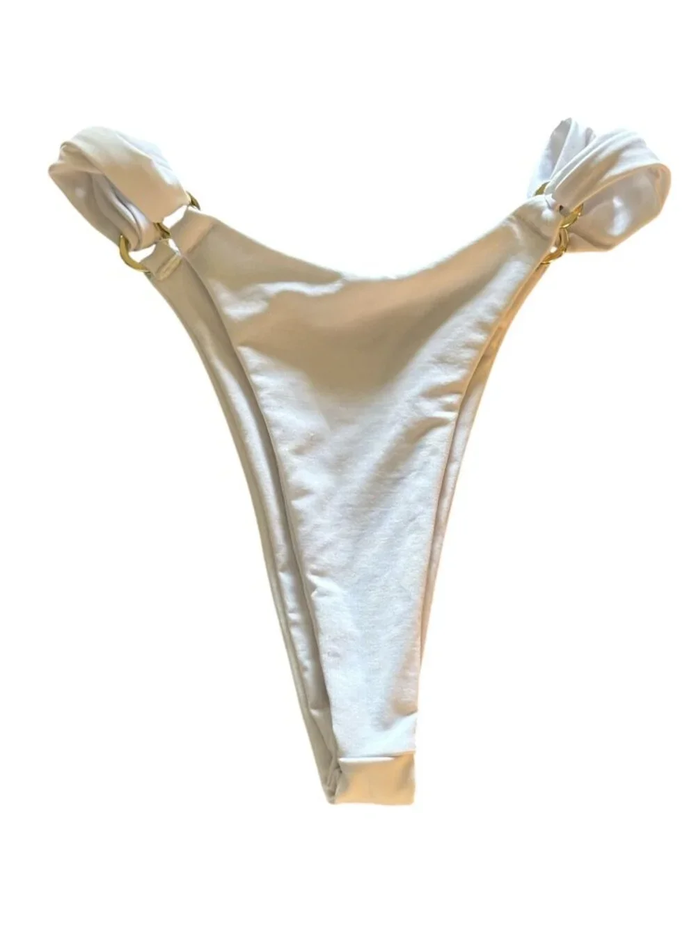 MONDAY Swimwear Morocco Bikini Bottoms in White